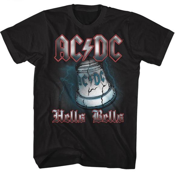 Other - Acdc Tshirt Hells Bells Color Lightning Black Tee